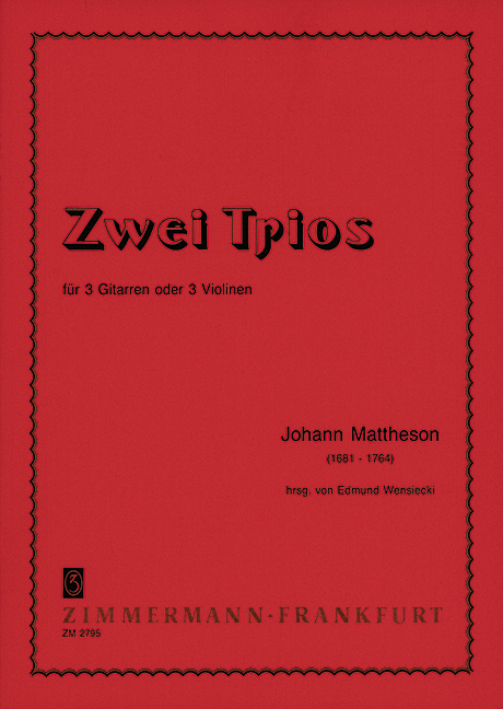 2 Trios für 3 Gitarren (Violinen)    