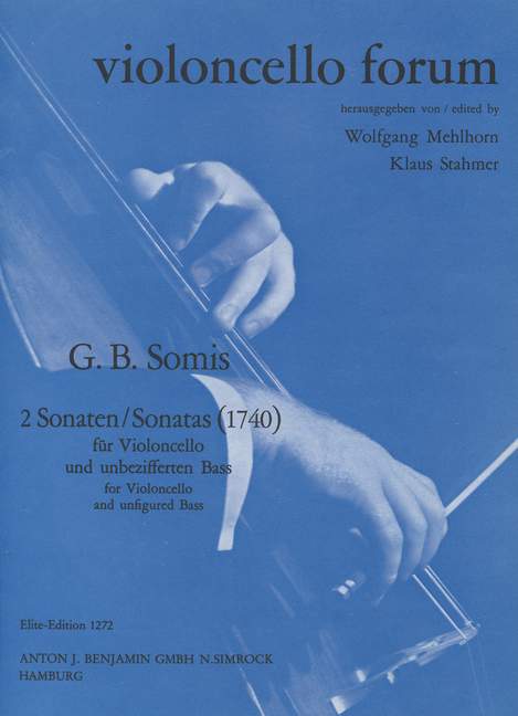 2 Sonaten (B-Dur und F-Dur)  für Violoncello und unbezifferten Bass  