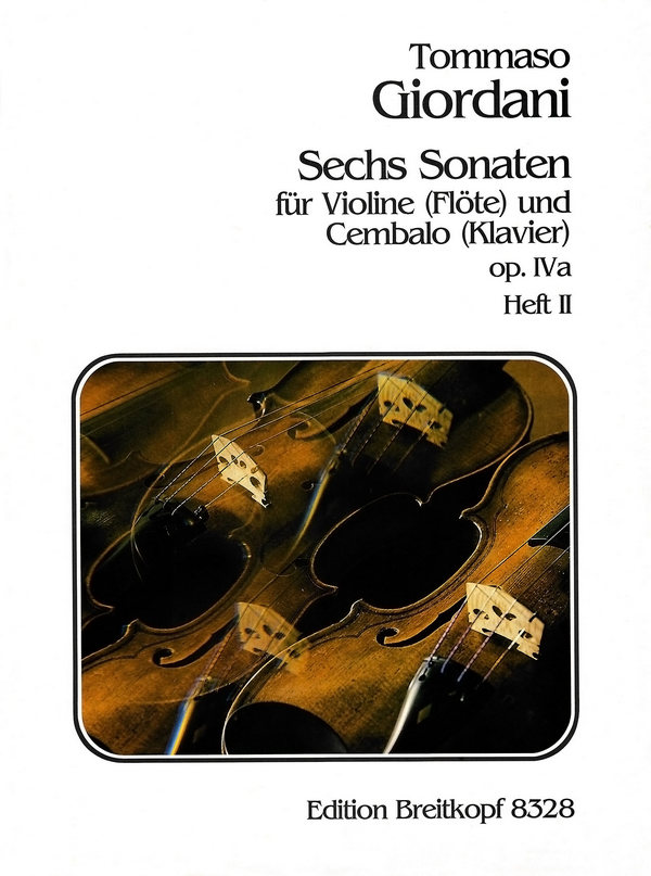 6 Sonaten op.4a Band 2  für Violine (Flöte) und Klavier  
