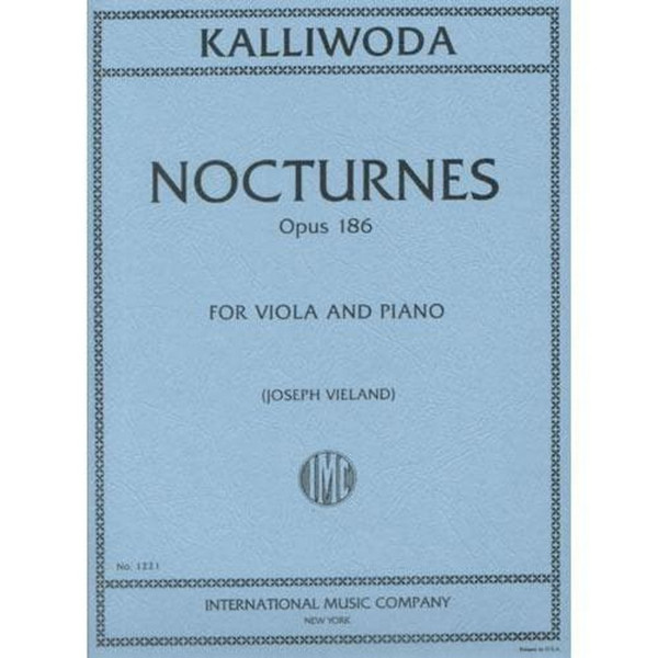 Nocturnes op.186  for viola and piano  