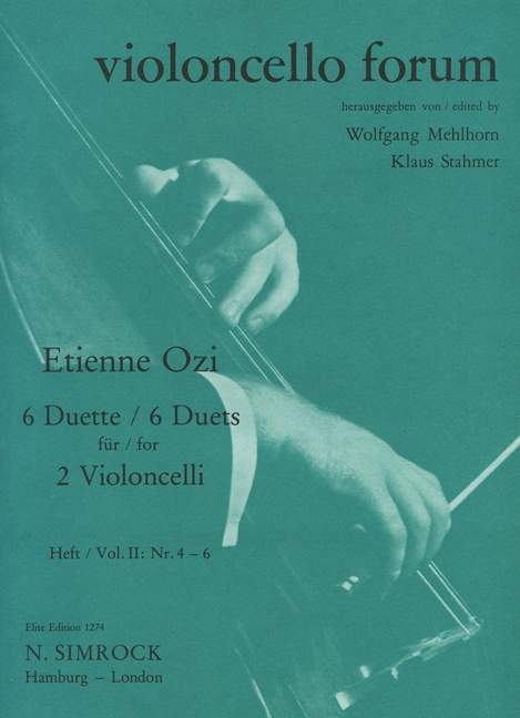 6 Duette Band 2 (Nr.4-6)  für 2 Violoncelli  Stimmen