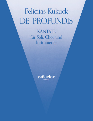 De profundis  für Alt, Tenor, gem Chor und Instrumente  Partitur