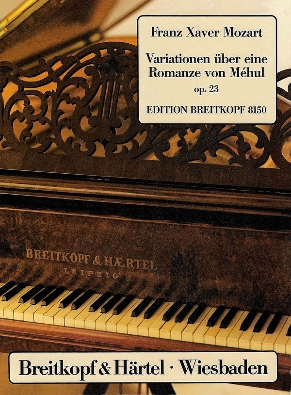 Variationen über eine Romanze von Mehul op.23  für Klavier  