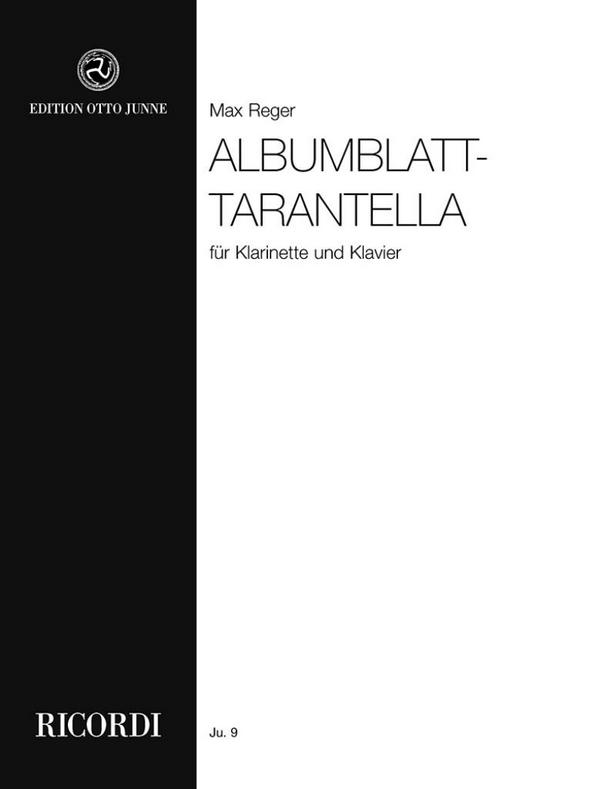Albumblatt und Tarantella  für Klarinette und Klavier  