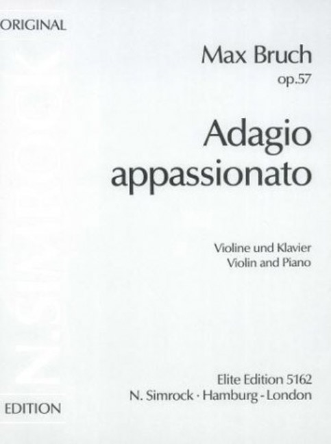Adagio appassionato op.57  für Violine und Klavier  