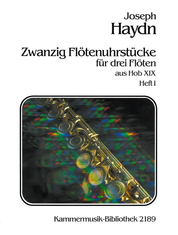 20 Flötenuhrstücke aus Hob.XIX Band 1  für 3 Flöten  