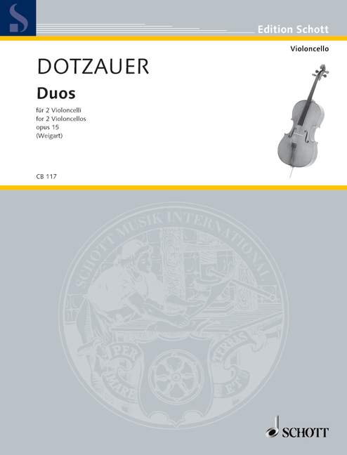 Duos op. 15  für 2 Violoncelli  Spielpartitur