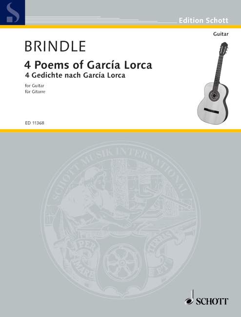 4 Poems of Garcia Lorca  für Gitarre  