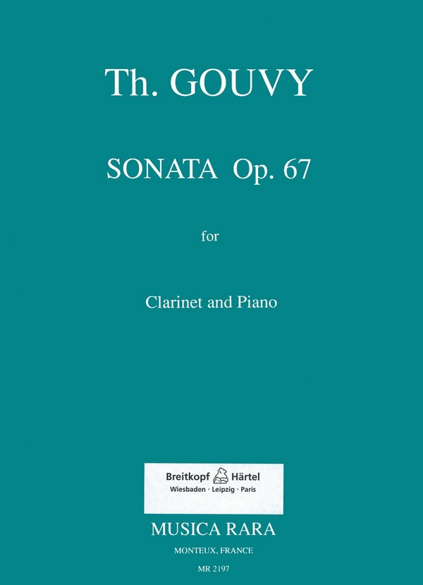 Sonata op.67  for clarinet and piano  
