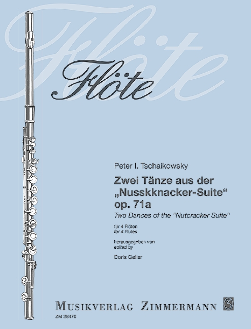 2 Tänze aus der Nussknacker-Suite op.71a  für 4 Flöten  