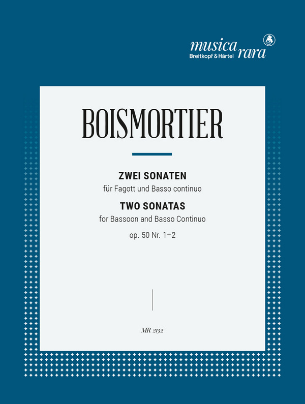 2 Sonaten op.50  für Fagott und Bc  