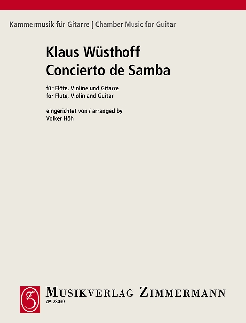 Concierto de Samba für Flöte,  Violine und Gitarre  