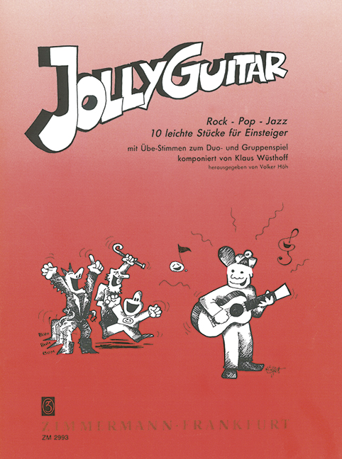 Jolly guitar 10 leichte Stücke  für Einsteiger - Rock-Pop-Jazz -  