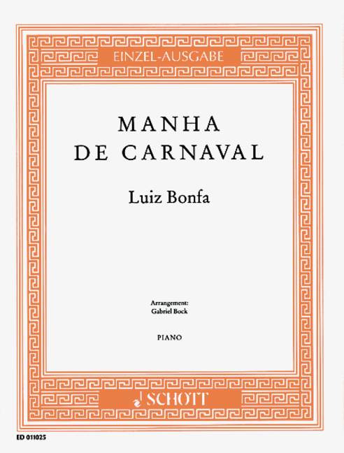 Manha de Carnaval  für Klavier  