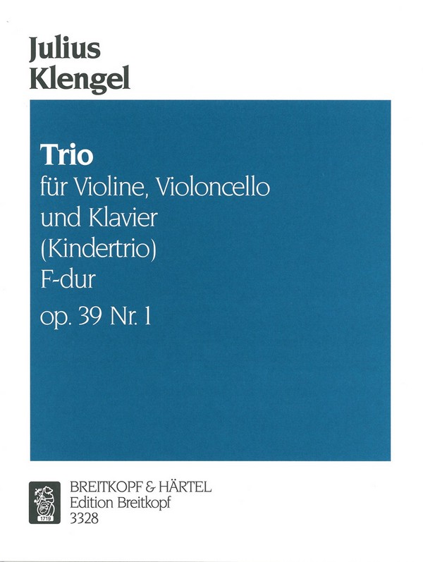 Kindertrio F-Dur op.39,1  für Klaviertrio  