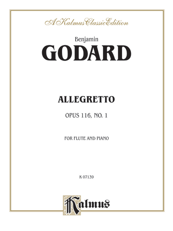 Allegretto op.116 for flute and piano    