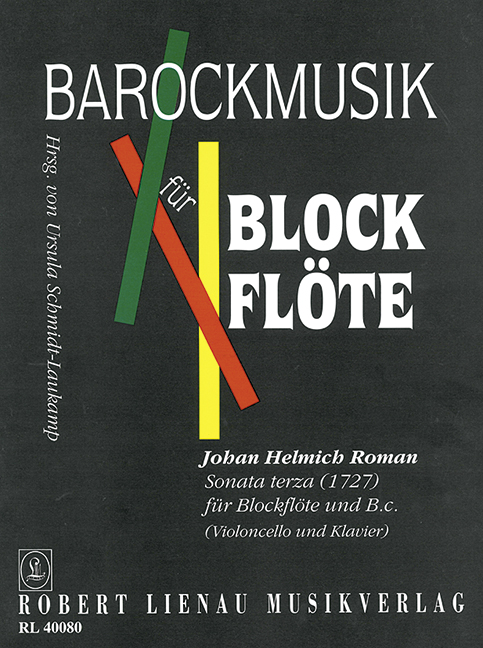 Sonata terza  für Blockflöte und Bc  