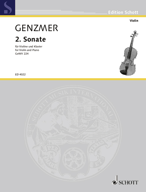 2. Sonate GeWV 224  für Violine und Klavier  