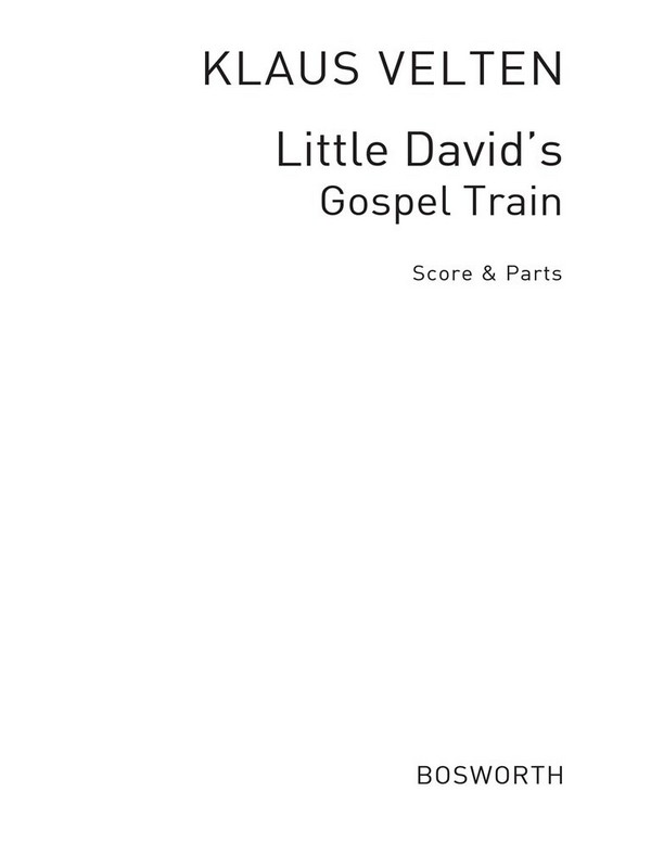 Little David's Gospel Train Gospel-Suite  für 4 Blockflöten (SATB) und Gitarre  Partitur und Stimmen