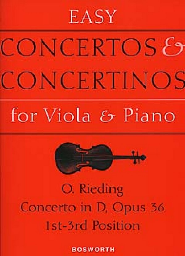 Concerto D-Dur op.36  für Viola (1.-3. Position) und Klavier  