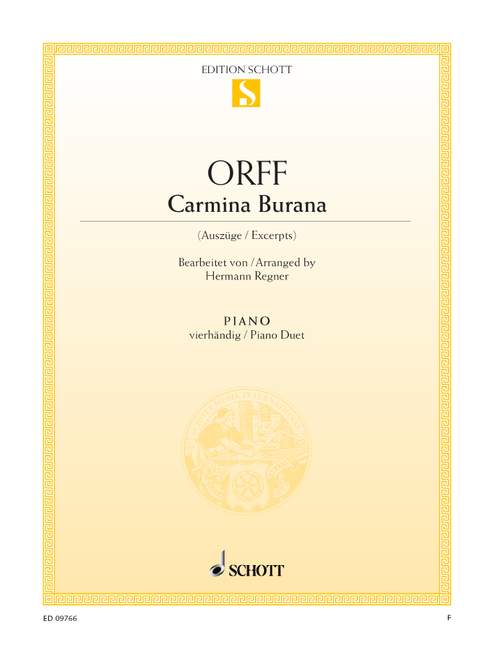 Carmina Burana  für Klavier 4-händig  