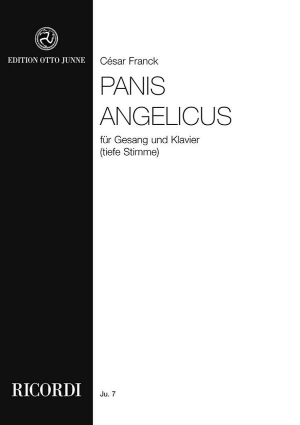 Panis angelicus G-Dur  für tiefe Singstimme und Klavier  