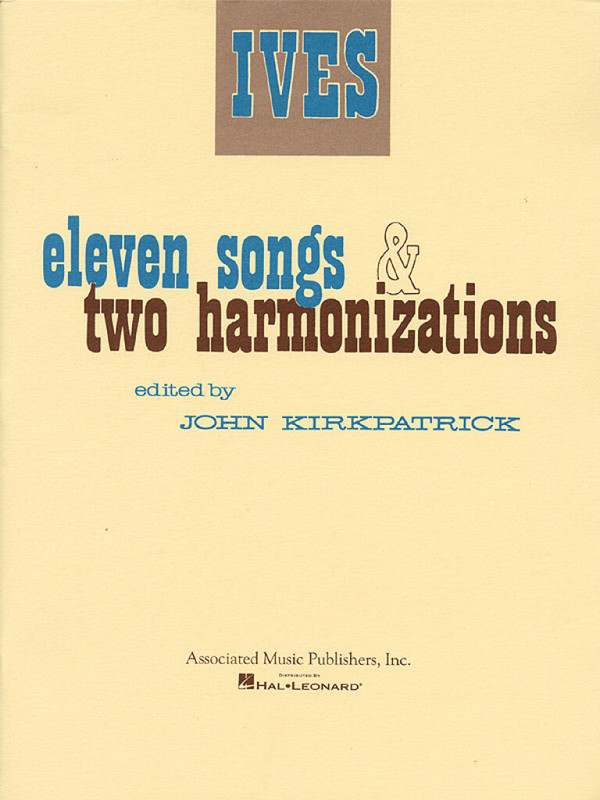 11 Songs and 2 Harmonizations  für Gesang und Orgel ( Klavier )  