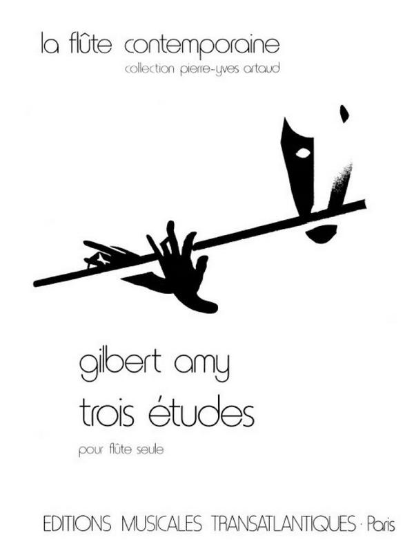 3 etudes pour flute seule  Artaud, Pierre-Yves, ed.  