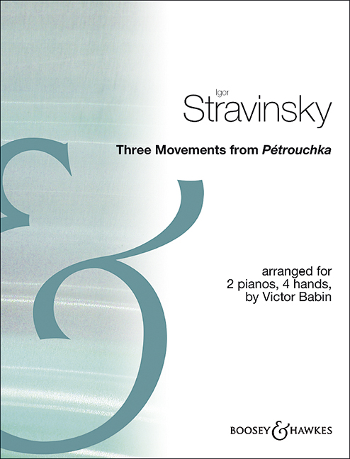 3 movements from Pétrouchka  for 2 pianos 4 hands  