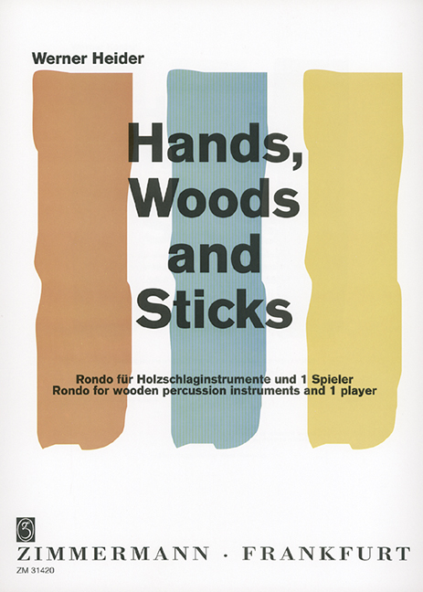 Hands, woods and sticks - Rondo  für Holzschlaginstrumente und 1 Spieler  