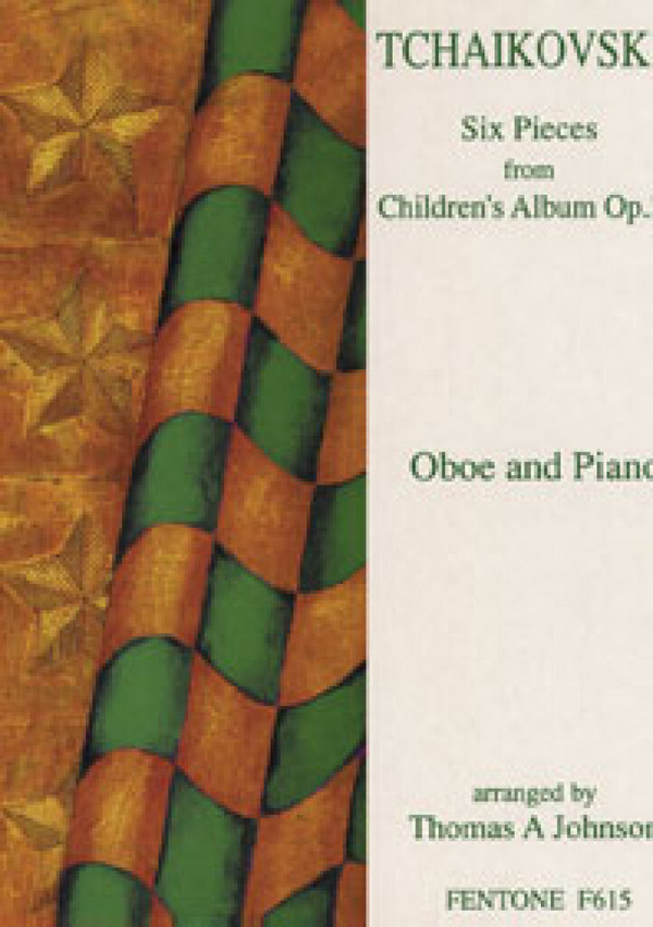 6 Pieces from Children's Album op.39  for oboe and piano  