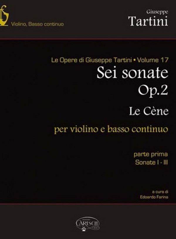6 sonate op.2 vol.17 (nos.1-3)  per violino e bc  