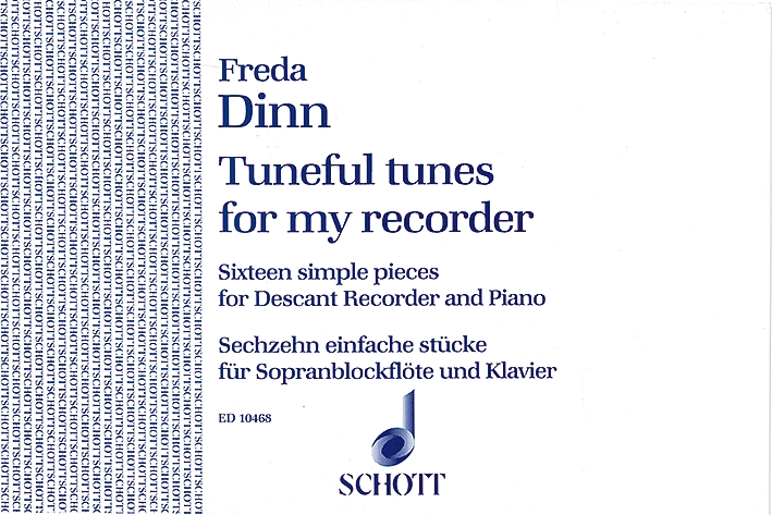 Tneful tunes for my recorder  für Sopranbockflöte und Klavier  16 EINFACHE STUECKE