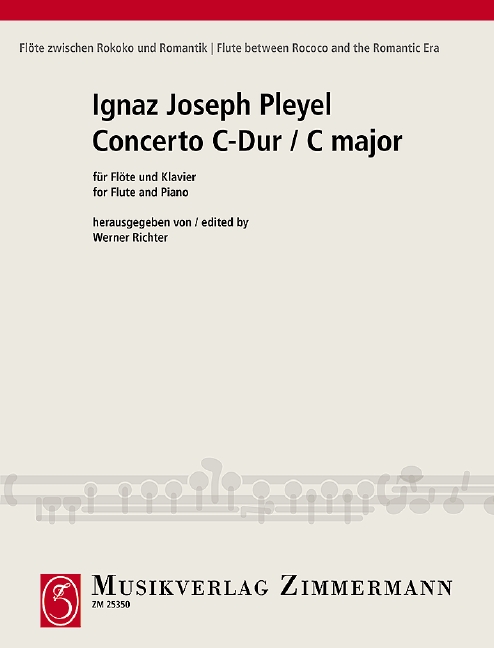 Concerto C-Dur für Flöte und Orchester  für Flöte und Klavier  