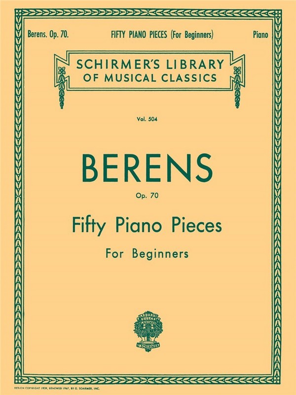 50 Piano Pieces for beginners op.70    