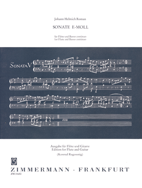 Sonate e-Moll für Flöte und Bc  für Flöte und Gitarre  
