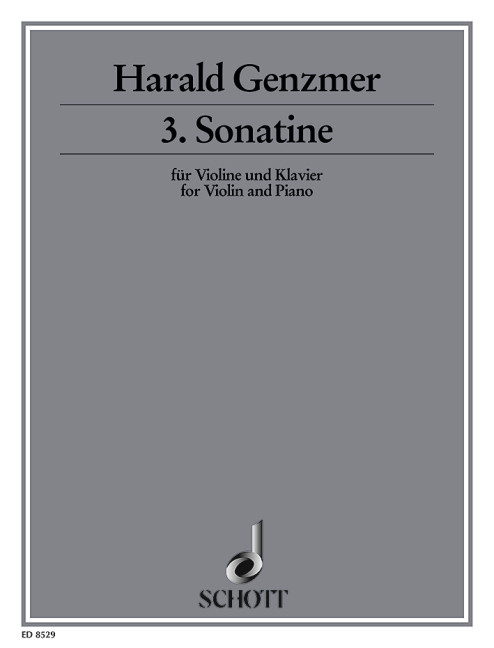 3. Sonatine GeWV 258  für Violine und Klavier  