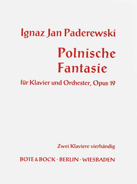 Polnische Fantasie op.19  für Klavier und Orchester  für 2 Klaviere