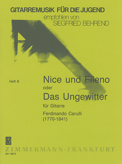 'Nice und Fileno' oder 'Das Ungewitter'  für Gitarre  