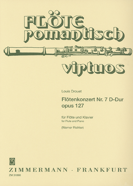 Konzert D-Dur Nr.7 op.127 für  Flöte und Orchester für  Flöte und Klavier