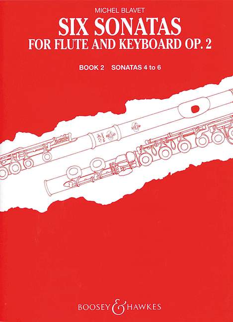 6 Sonatas op.2 vol.2 (nos.4-6)  for flute and keyboard  