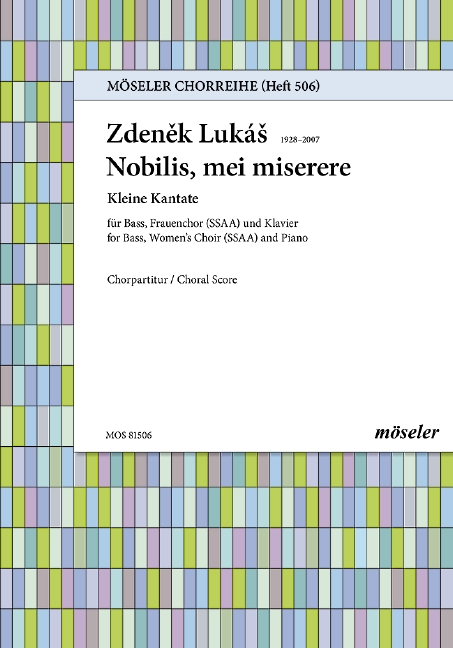 Nobilis mei miserere - Kleine Kantate  für Bass solo, Frauenchor und Klavier  Partitur (la)