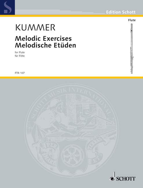 Melodische Etüden op.110  für Flöte  