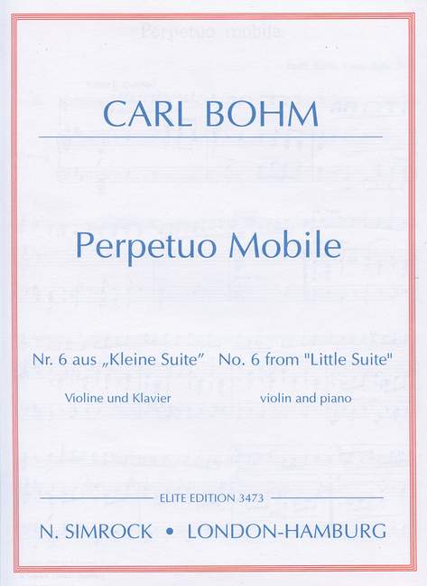 Perpetuo mobile  für Violine und Klavier  