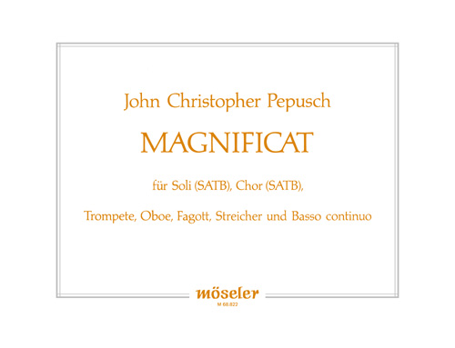 Magnificat  für SATB Soli, SATB Chor, Bläser, Streicher und b.c.  Partitur (dt/en)