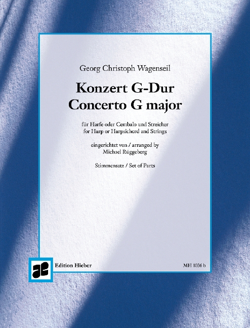 Konzert G-Dur  für Harfe (Cembalo) und Streicher  Streichersatz (1-1-1-1-1)