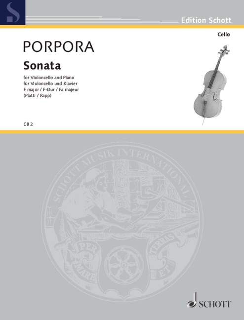 Sonata F-Dur  für Violoncello und Klavier  