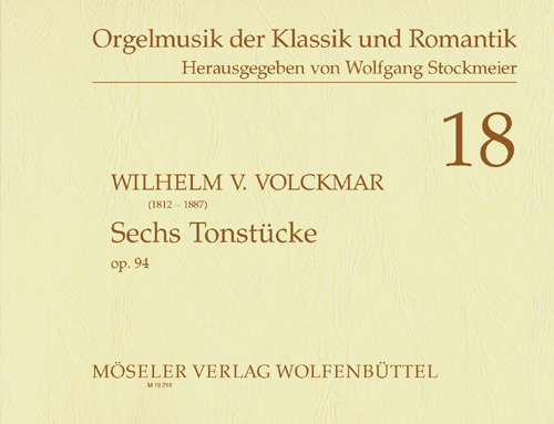 6 Tonstücke op.94  für Orgel  