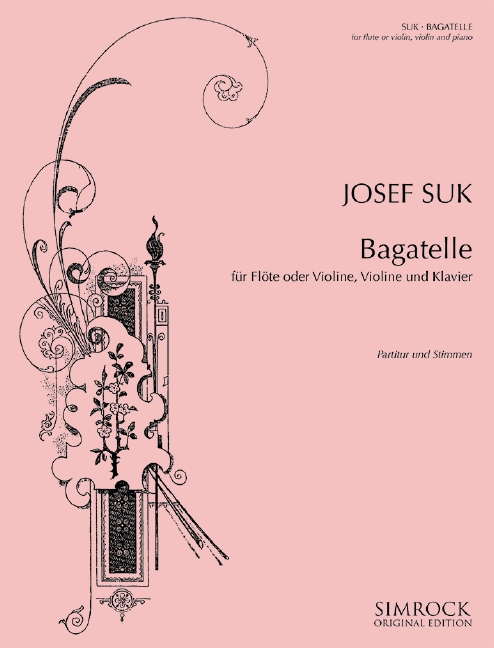 Bagatelle  für Flöte (Violine), Violine und Klavier  Stimmen