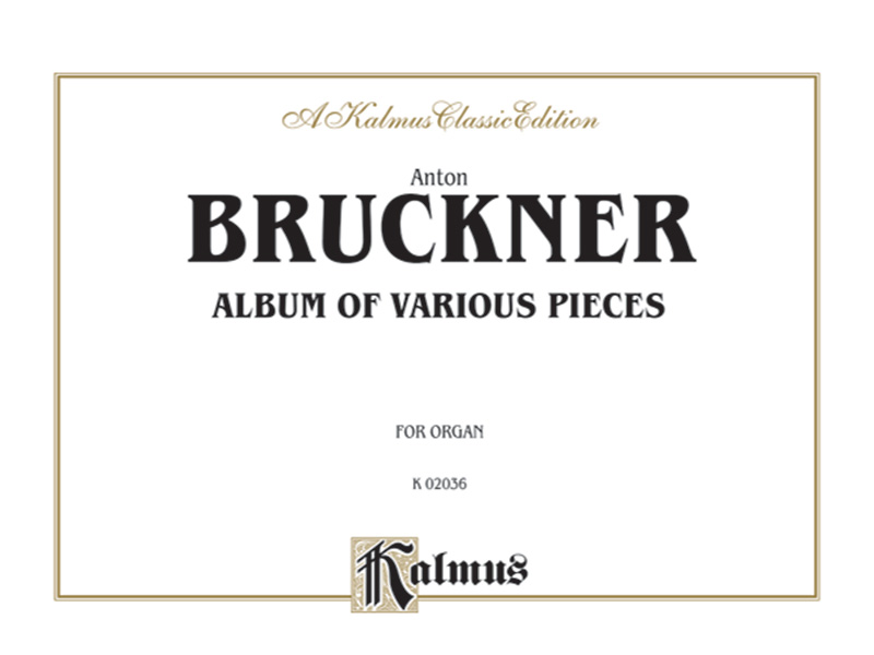 ALBUM OF VARIOUS PIECES  for organ  